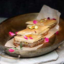 Baklava with phyllo from scratch