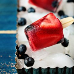 Berry-Lime Popsicles