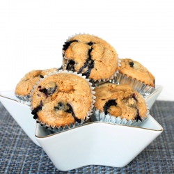 Blueberry Gingerbread Muffins