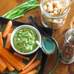 Garlic Scape Hummus