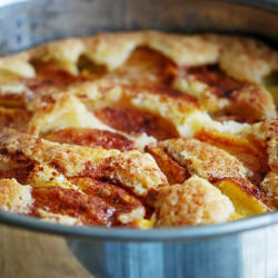Rustic Peach Cake