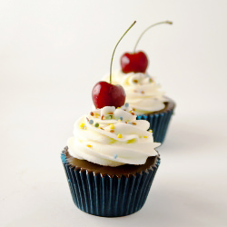 July 4th Sundae Cupcakes