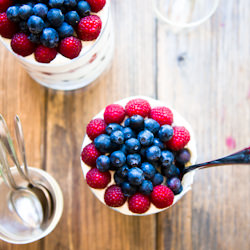 Berries Chocolate Chip Trifle