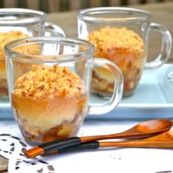 Apple Crumble Pudding in a Mug