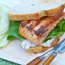 San Francisco Salmon Burger