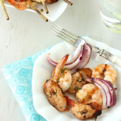 Shrimp & Sausage Kabobs