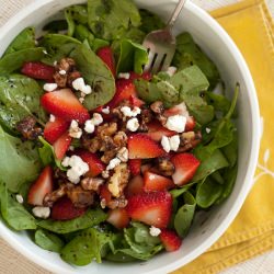 Strawberry Spinach Salad