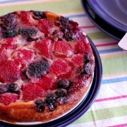 Four Berry Clafoutis