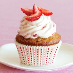 GF Strawberry Cupcakes