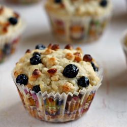 Blueberry & White Chocolate Muffins