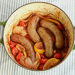Summery Sausage and Tomato Bake