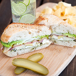 Feta Artichoke Sandwich