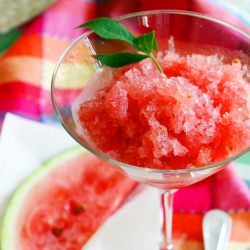 Refreshing Watermelon Granita