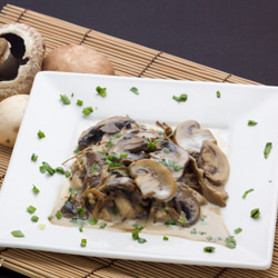 Ragout of Mushrooms with Cream