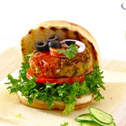 Chickpea burger
