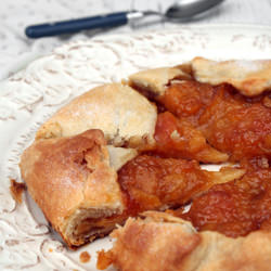 Rustic Peach Tart