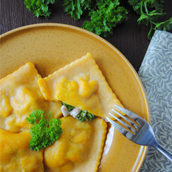 Carrot Ravioli