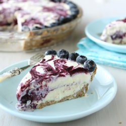 Blueberry Ice Cream Pie