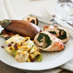 Spinach Blue Cheese Chicken Roulade