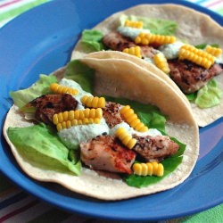 Grilled Tacos and Raita
