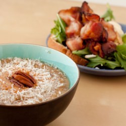 Peaches and Protein Porridge