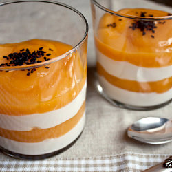 Yogurt with mango
