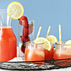 Homemade Strawberry Lemonade