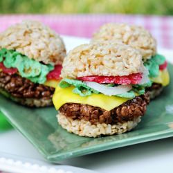 Rice Krispies Treats Burgers