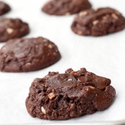 Triple Chocolate Cookies