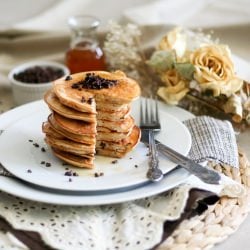 Coconut & Cacao Nibs Pancakes