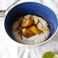 Tapioca Porridge with Bananas