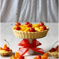 Mango Custard Tart