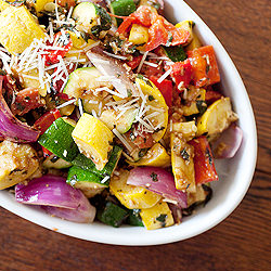 Grilled Veggies with Pesto