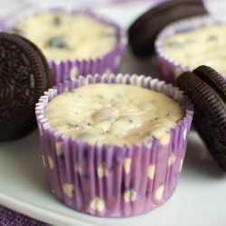 Cookies and Cream Cheesecakes