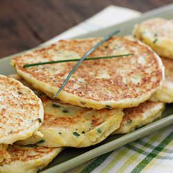 Summer Squash and Chive Pancakes