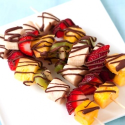 Frozen Fruit Skewers