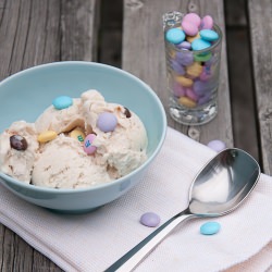 Coconut M&M Gelato