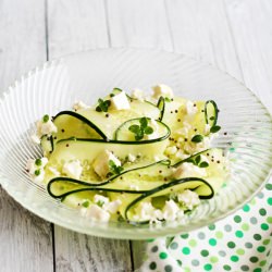 Cucumber Salad with Feta Cheese