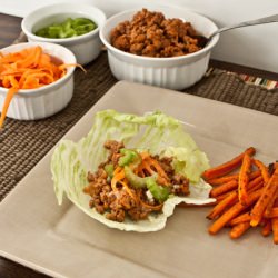 Buffalo Wing Turkey Lettuce Wraps