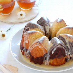 Tangerine Chocolate Marble Cake