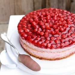 Raspberry Mousse Cake