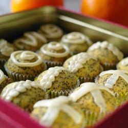 Orange Poppy Seed Cupcake