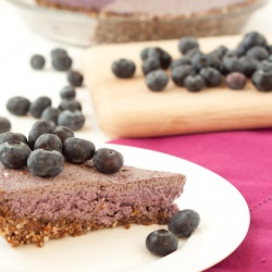 No Bake Blueberry Cream Pie