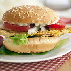 Oven-Fried Catfish Sandwiches