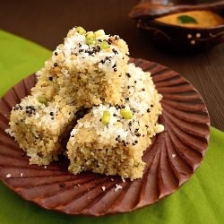 Moong Sprouts Dhokla