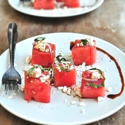 Grilled Watermelon Salad