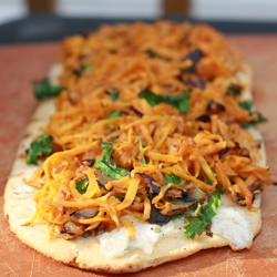 Sweet Potato Kale Pizza