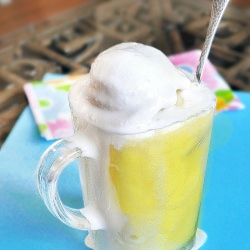 Pineapple-Coconut Floats