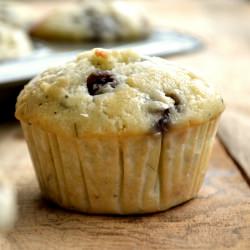 Blueberry & White Chocolate Muffins
