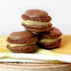 Chocolate Macarons